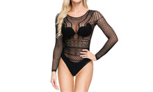 Load image into Gallery viewer, Sexy Lingerie Fishnet Bodysuit