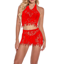 Load image into Gallery viewer, Sexy Lingerie Fishnet Dress