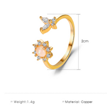 Load image into Gallery viewer, Sunflower Adjustable Ring