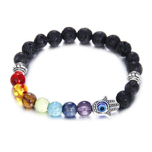 Load image into Gallery viewer, Lava Rock Natural Stone Beads Bracelet