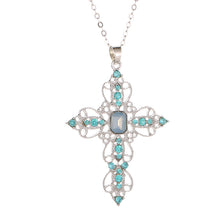 Load image into Gallery viewer, Bohemia Cross Hollow Necklace