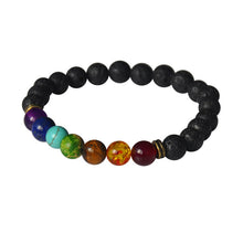 Load image into Gallery viewer, Lava Rock Natural Stone Beads Bracelet