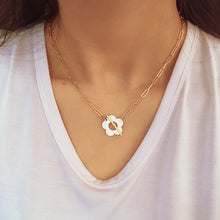 Load image into Gallery viewer, Five-Petal Flower Ot Buckle Necklaces