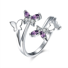 Load image into Gallery viewer, Butterfly Adjustable Ring

