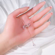 Load image into Gallery viewer, Knotted Zirconia Necklace