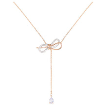 Load image into Gallery viewer, Knotted Zirconia Necklace