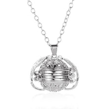 Load image into Gallery viewer, Locket Necklace Angel Wings Ball Pendant

