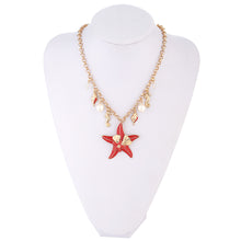 Load image into Gallery viewer, Starfish Conch Pearl Shell Necklace