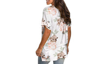 Load image into Gallery viewer, Floral Printed V Neck Tunic Shirts
