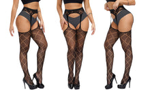 Load image into Gallery viewer, 2 Pairs High Waist Tights Fishnet Stockings
