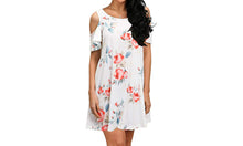 Load image into Gallery viewer, Cold Shoulder Swing Tunic Dress
