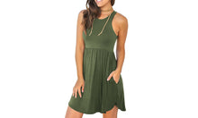 Load image into Gallery viewer, Pockets Dresses Sleeveless Tank Dress
