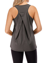 Load image into Gallery viewer, Loose Fit Athletic Racerback Yoga Tank Tops
