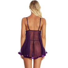 Load image into Gallery viewer, Lace Lingerie V Neck Strap Nightgowns

