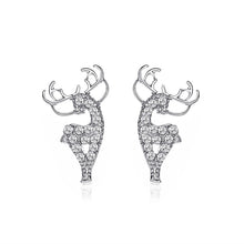 Load image into Gallery viewer, Crystal Elk Stud Earrings
