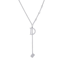 Load image into Gallery viewer, Simple Letter D Pendant

