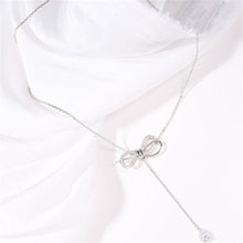 Load image into Gallery viewer, Knotted Zirconia Necklace

