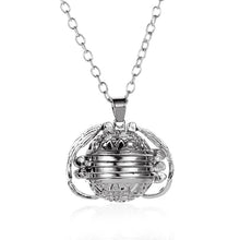 Load image into Gallery viewer, Locket Necklace Angel Wings Ball Pendant
