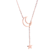 Load image into Gallery viewer, Crescent Moon Star Necklace
