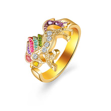 Load image into Gallery viewer, Unicorn Ring Adjustable Ring

