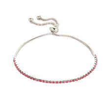 Load image into Gallery viewer, Cubic Zirconia Adjustable Chain Bracelet
